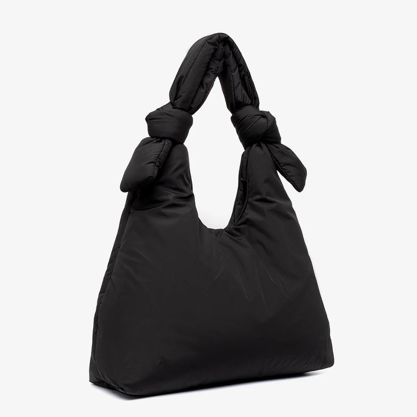 Lefrik - Women's Sustainable Biwa Puffy Bag in Black