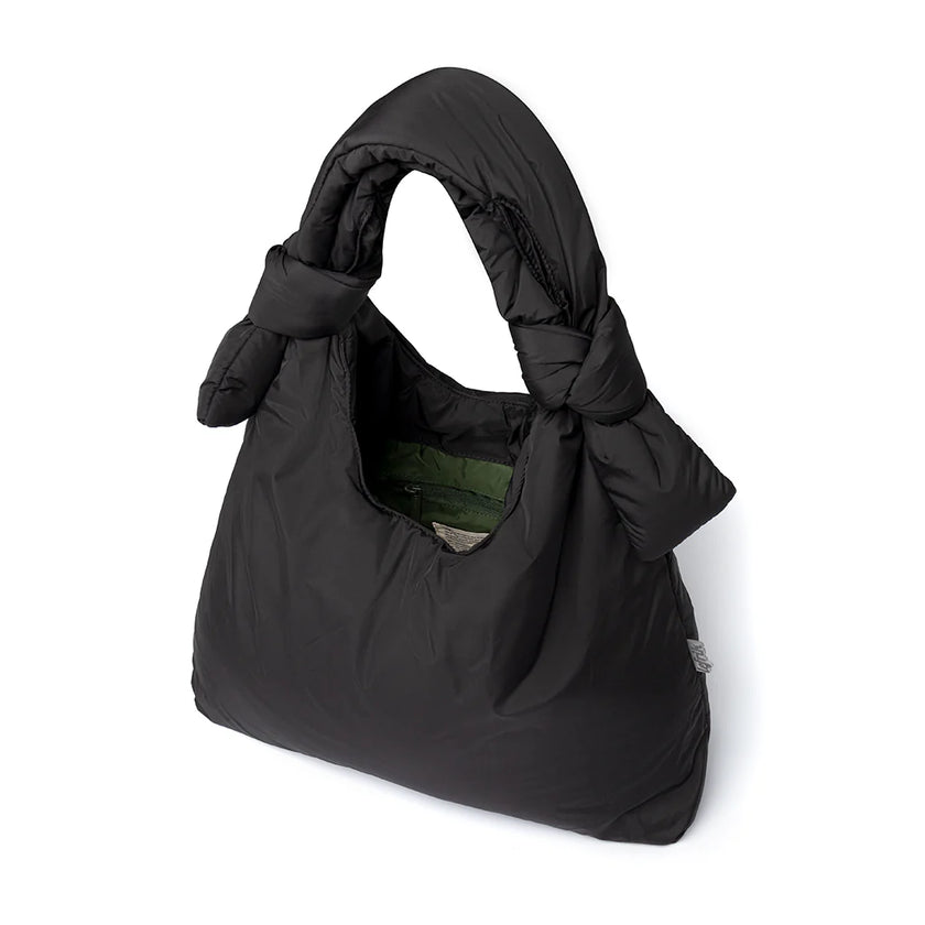 Lefrik - Women's Sustainable Biwa Puffy Bag in Black