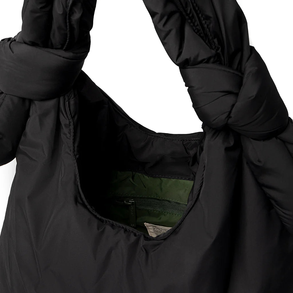 Lefrik - Women's Sustainable Biwa Puffy Bag in Black