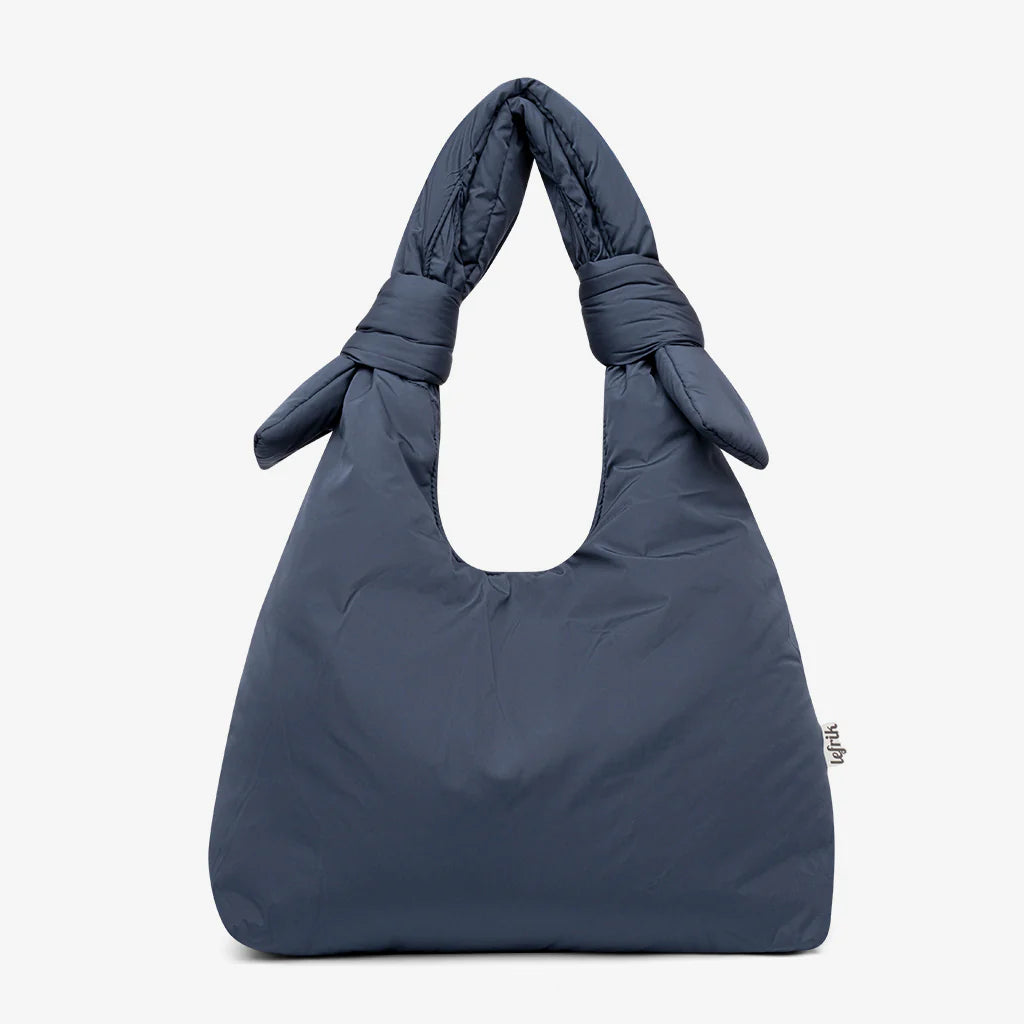 Lefrik - Women's Sustainable Biwa Puffy Bag in Maibon Blue