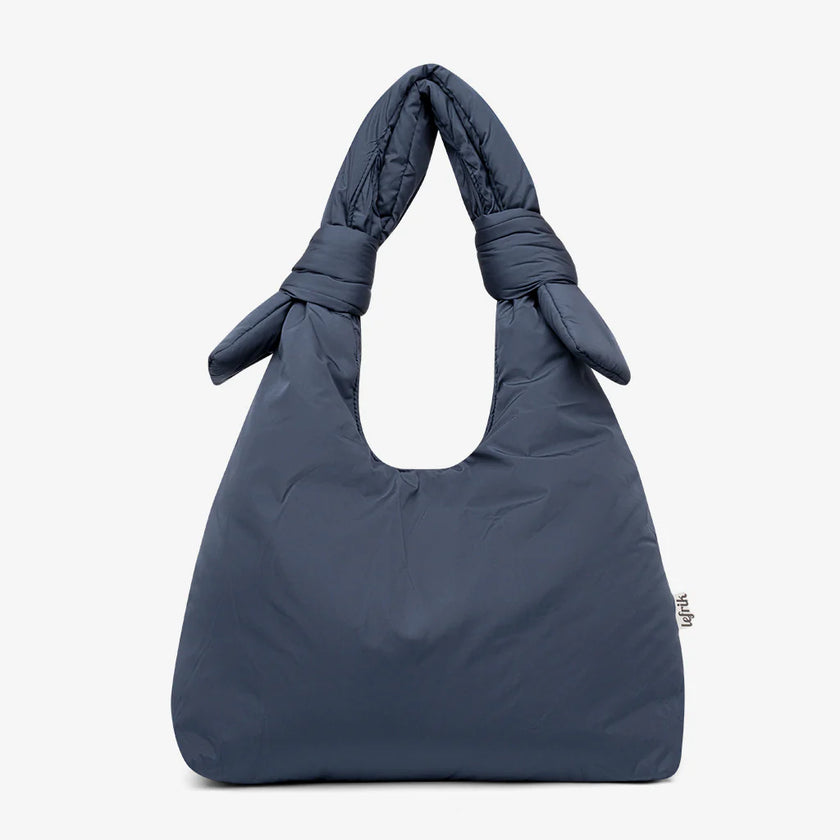 Lefrik - Women's Sustainable Biwa Puffy Bag in Maibon Blue