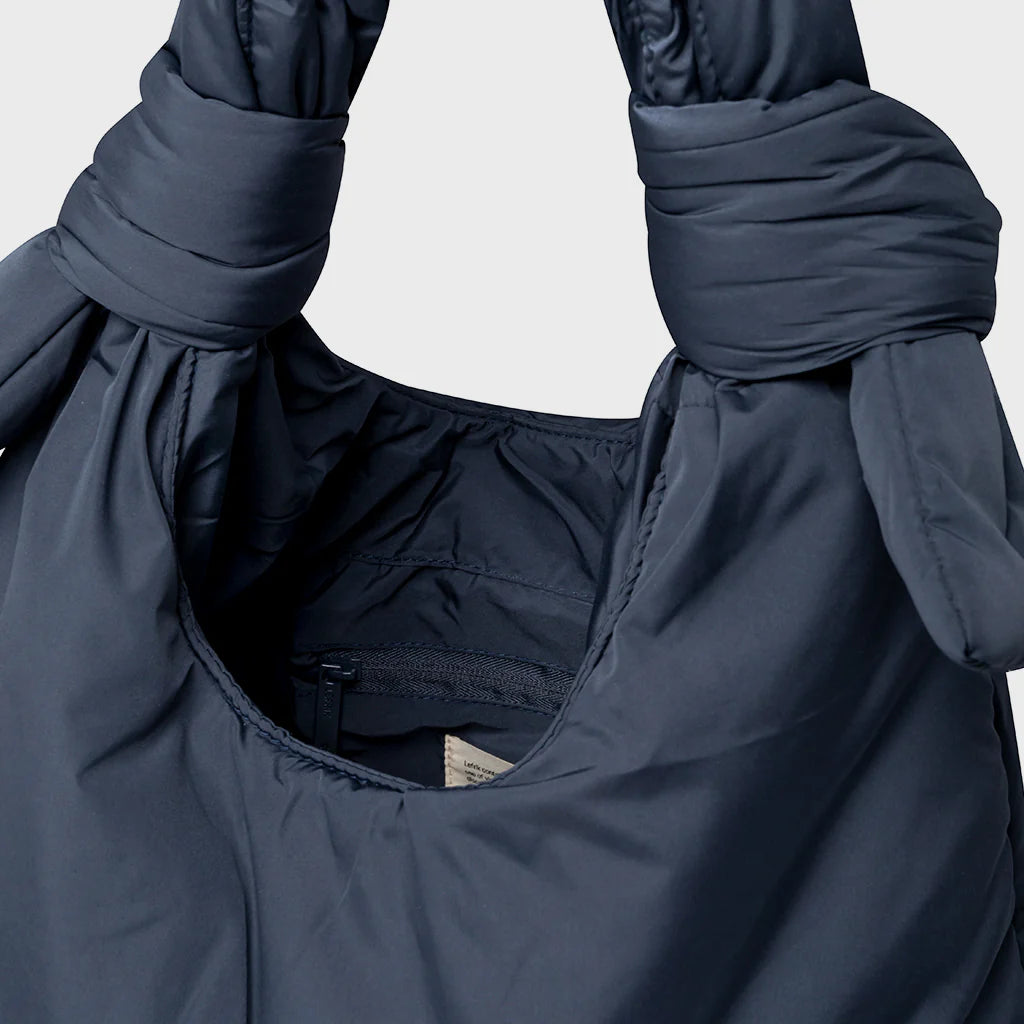 Lefrik - Women's Sustainable Biwa Puffy Bag in Maibon Blue