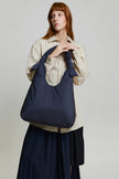 Lefrik - Women's Sustainable Biwa Puffy Bag in Maibon Blue