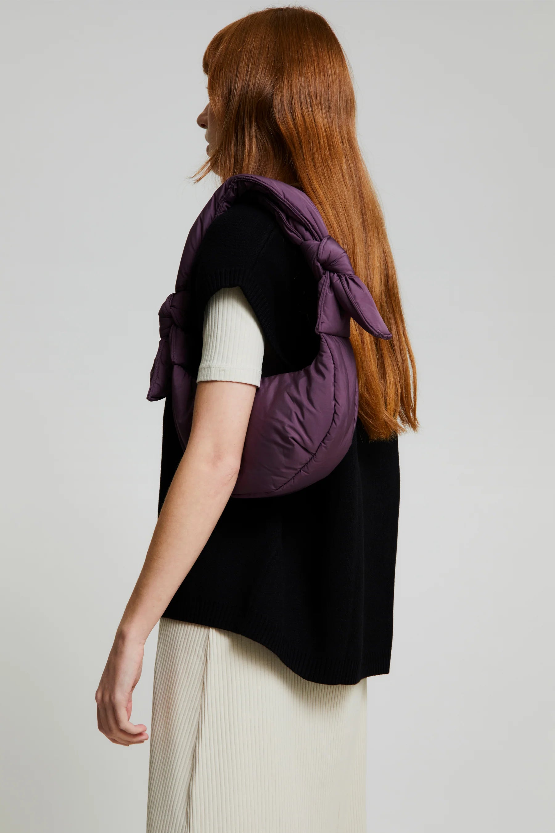 Lefrik - Women's Sustainable Biwa Micro Puffy Midnight Plum