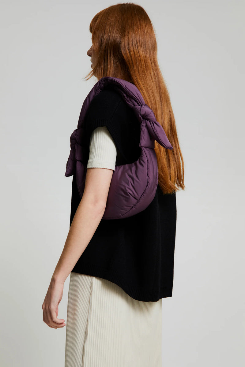 Lefrik - Women's Sustainable Biwa Micro Puffy Midnight Plum