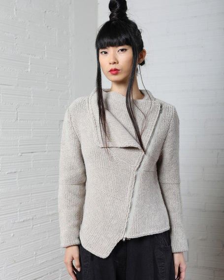 Lurdes-Bergada-AW25-Women_s-Knitted-Jacket-Beige-M25-823-0