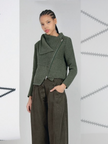 Lurdes-Bergada-AW25-Women's-Knitted-Jacket-Khaki-M25-823