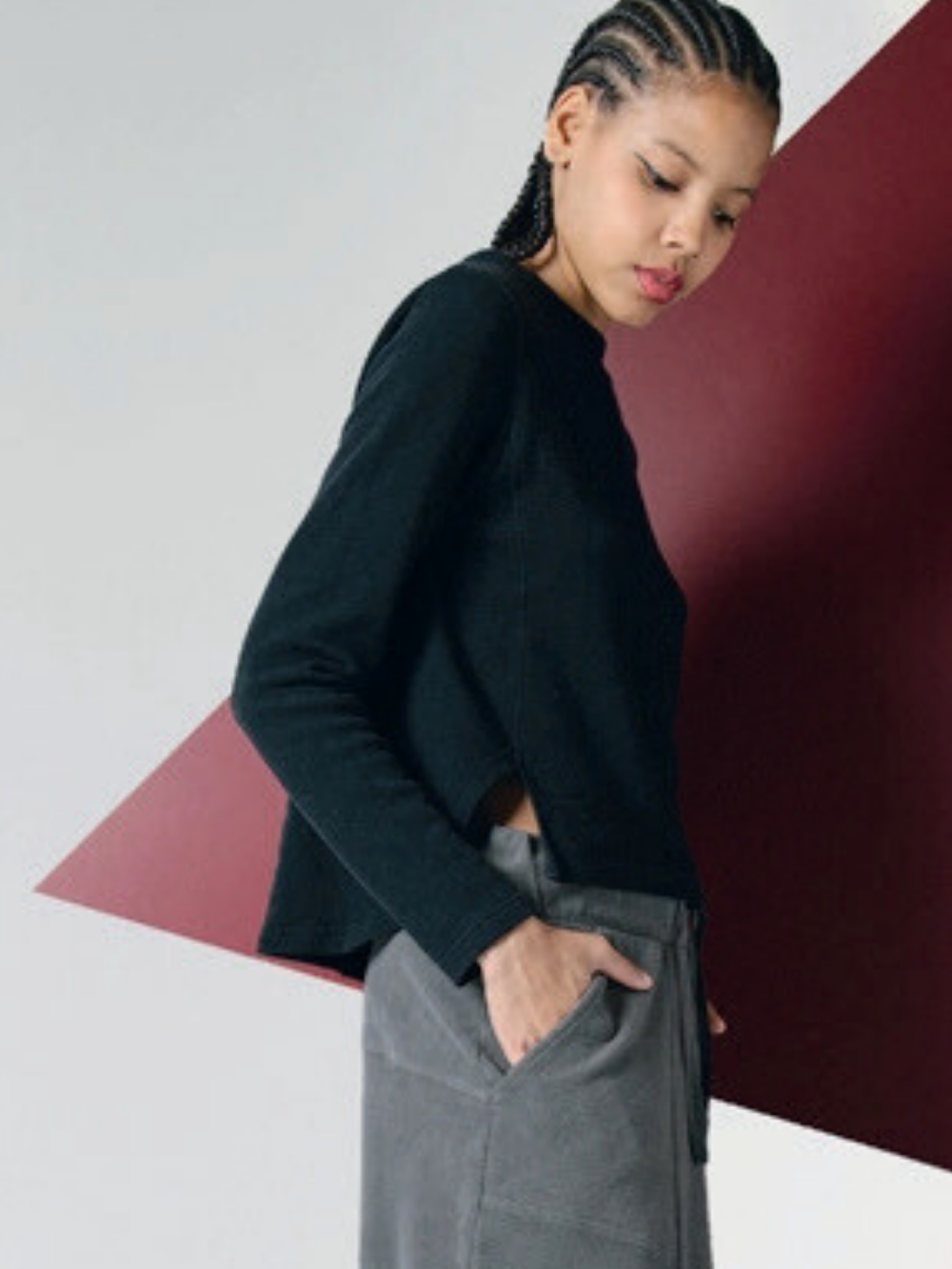 Lurdes-Bergada-AW25-Women's-T-Shirt-BlackM25-754