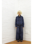 Lurdes Bergada - Women's Stretch Denim Bomber Jacket M26 130