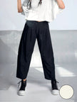 Lurdes-Bergada-SS26-Women_s-Barrell-Leg-Modal-Pant-Bone-U26440-Kings-Road-Fashions