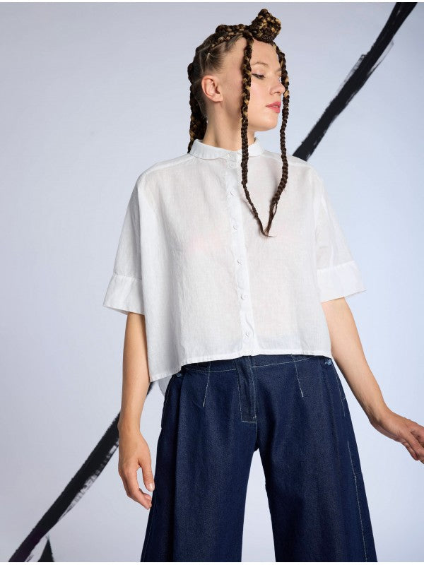 Lurdes-Bergada-SS26-Women_s-Boxy-Linen-Shirt-White-U26170