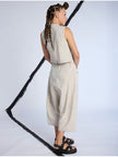 Lurdes Bergada - Women's Linen Blend Waistcoat U26 080