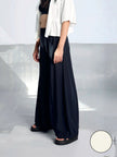 Lurdes- Bergada -SS26- Women's -Wide -Leg -Modal- Pant -Bone- U26 420-Kings-Road-Fashions