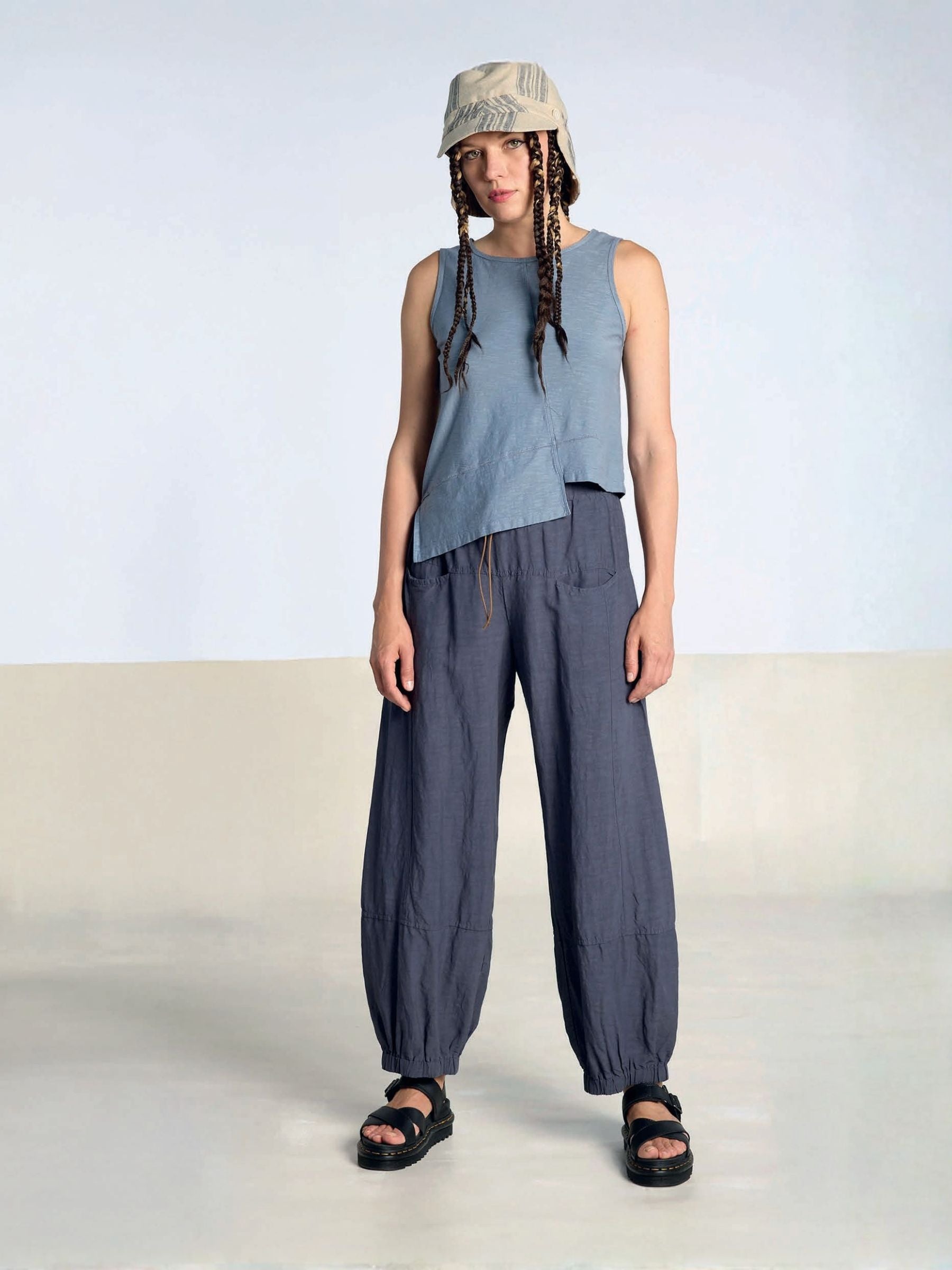 Lurdes-Bergada - Women's -Balloon -Cargo -in -Ink -U26 -190-1