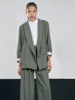Lurdes-Bergada-AW25-Women_s-Canvas-Blazer-Moss-M25-060-1