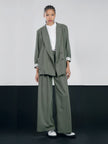 Lurdes-Bergada-AW25-Women_s-Canvas-Blazer-Moss-M25-060-1