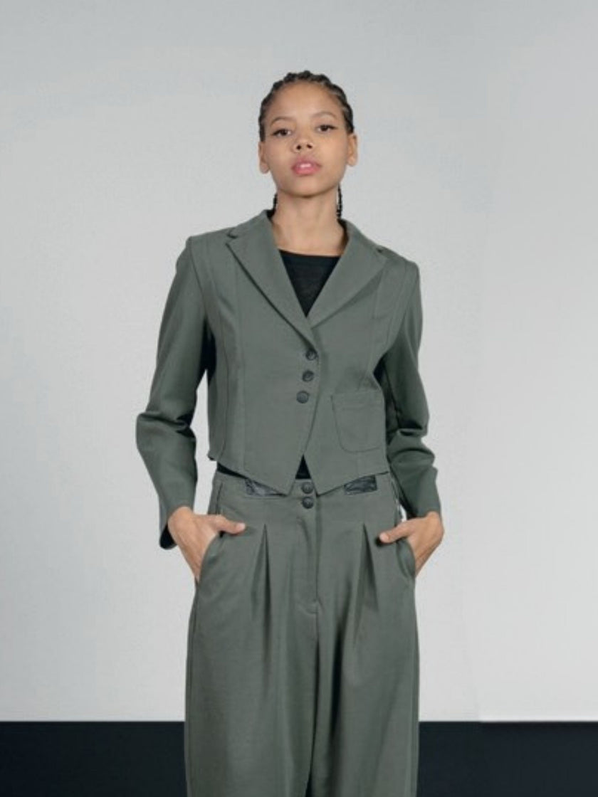 Lurdes-Bergada-Women_s-Cropped-Jacket-Blazer-Moss-M25-170-1