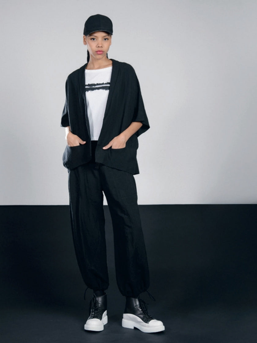 Lurdes-Bergada-AW25-Women_s-Linen-Blend-Black-Jacket-M25-020-1