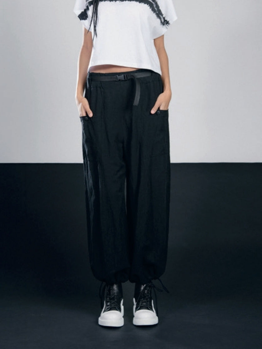 Lurdes-Bergada-AW25-Women_s-Linen-Blend-Black-Trousers-M25-010-1-