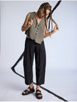 Lurdes-Bergada-Women_s-SS26-Lyocell-Trousers-U26020-black-Kings-Road-Fashions