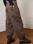Lurdes Bergada - Women's Peach Skin Asymmetric Front Trousers M26 200 at Kings Road Fashions, Leighton Buzzard, UK