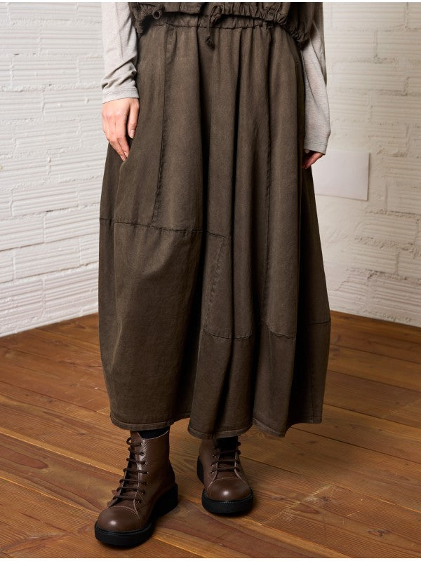 Lurdes Bergada - Women's Peach Skin Cocoon Skirt M26 210