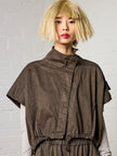Lurdes Bergada - Women's Peach Skin Sleeveless Jacket M26 190 at Kings Road Fashions, Leighton Buzzard, UK