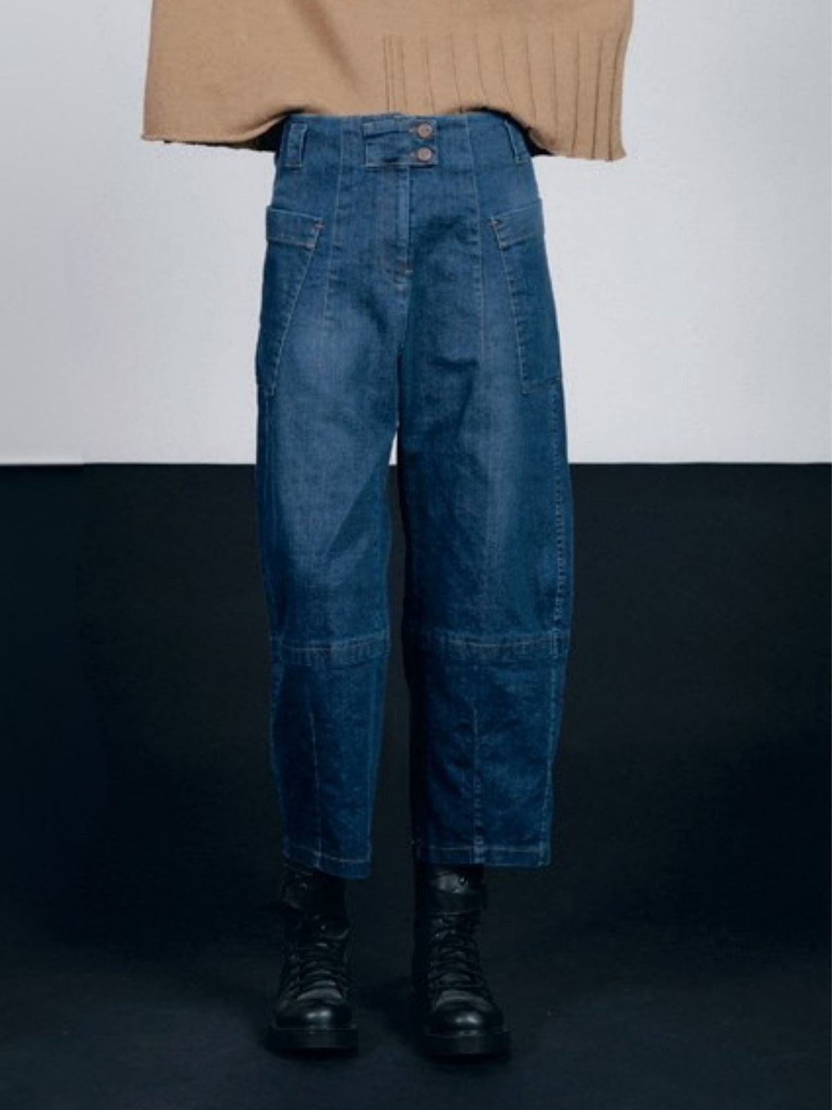 Lurdes-Bergada-Womens-Jeans-Denim-Blue-M25-090-AW25