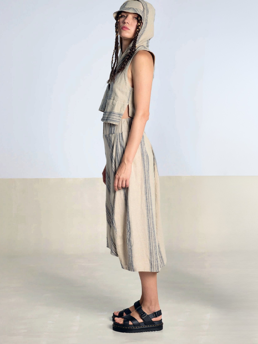 Lurdes Bergada - Women's Asymmetrical Pocket Skirt U26 250