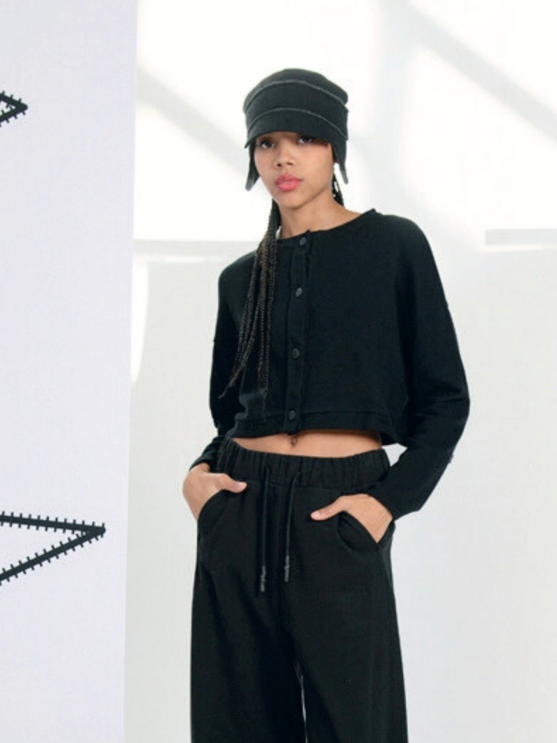 Lurdes Bergada AW25 - Women's Jersey Jacket in Black M25-753