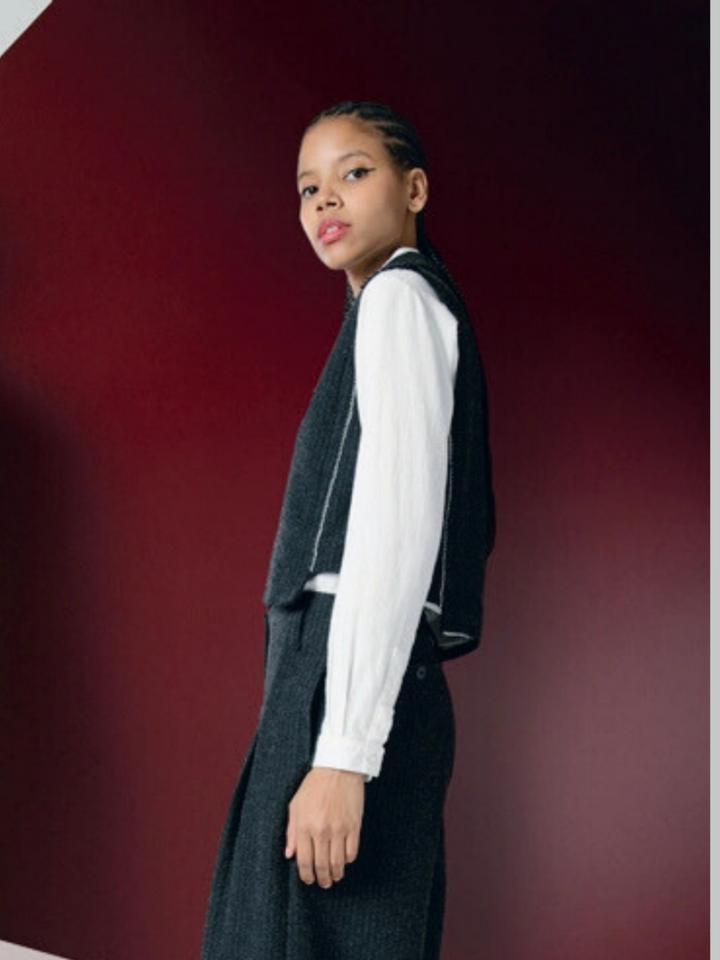 LurdesBergadaAW25-Women_sWaistcoatinGreyM25460_2