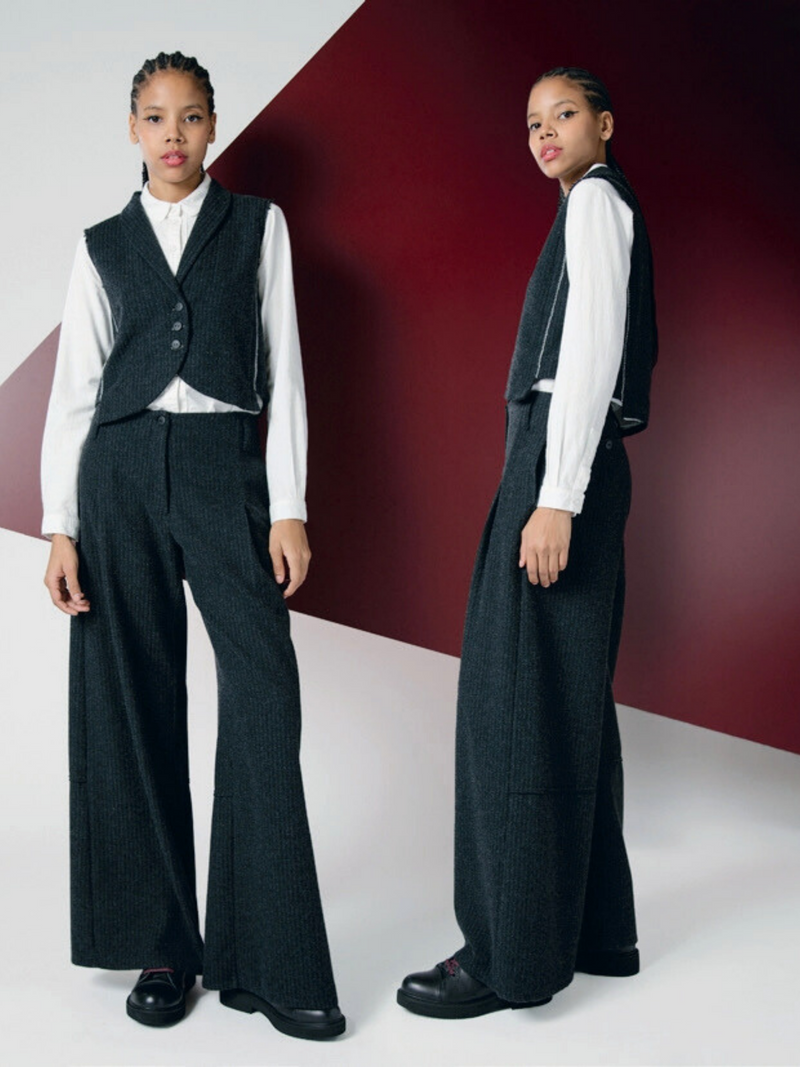 LurdesBergadaAW25-Women_sWaistcoatinGreyM25460_2