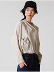 Lurdes -Bergada - SS26-Women's -Cropped- Linen- Blend- Jacket- U26 060-3