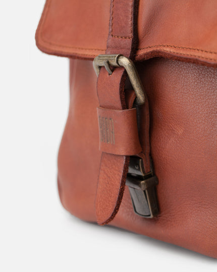 Biba - Womens Leather Buckled Cross Body Bag