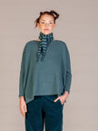 Mama B - AW26- Women's MARTIS RIGA Fleece Jumper in Atlantic Stripe at Kings Road Fashions, Leighton Buzzard, UK