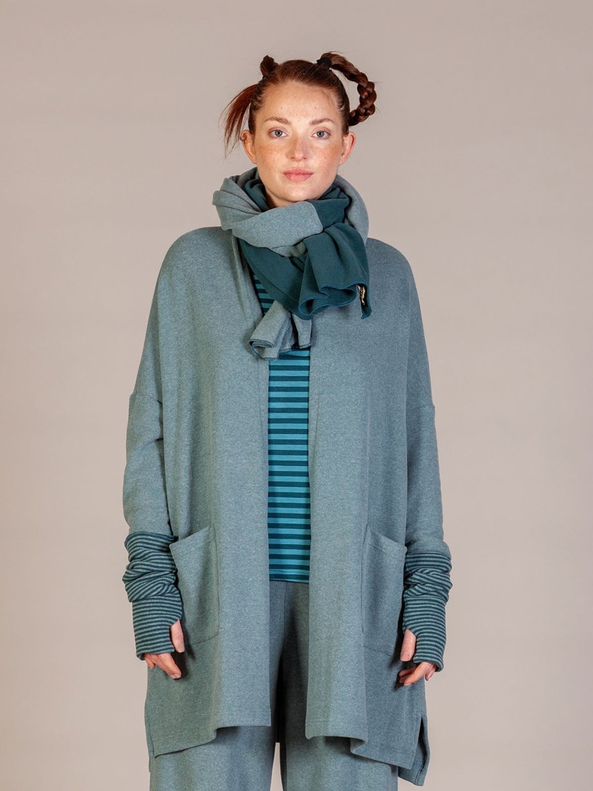 Mama- B -AW26 - Women's -Soufle -Cardigan - Melange -Fleece- at kings Road Fashions, Leighton Buzzard, UK