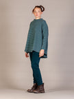 Mama B AW26 - Women's Spino Swing Fleece in Atlantic Narrow Stripe at Kings Road Fashions, Leighton Buzzard, Bedfordshire, UK
