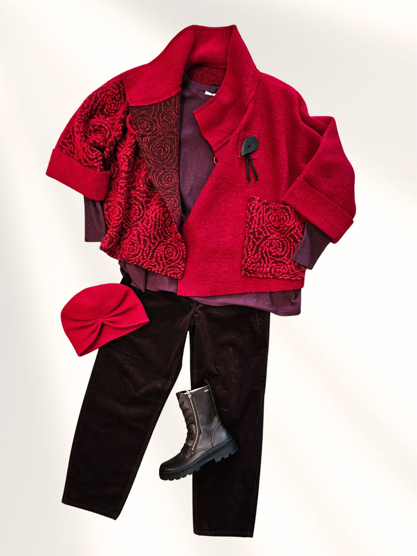 Fraas Red Wool Hat