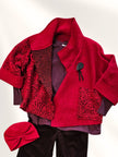 Mara Gibbucci Boiled Wool Red Coat
