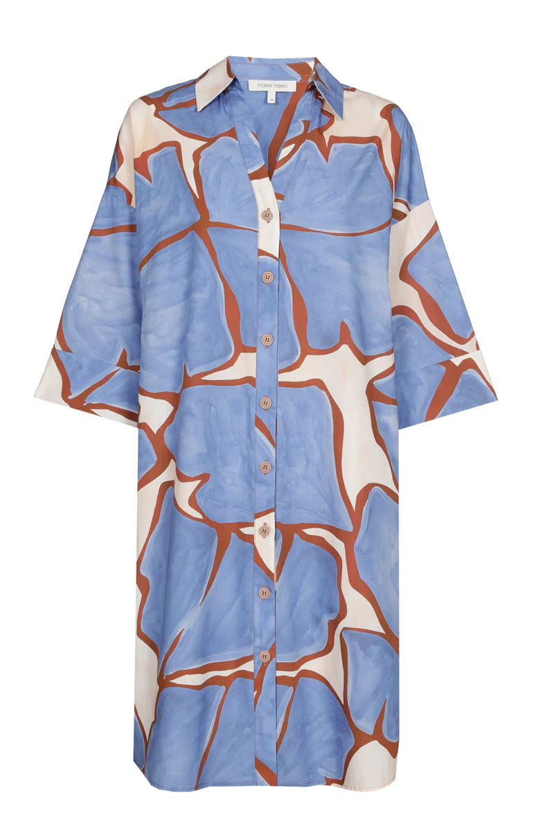 Marie Méro - Women's Large Floral Print Shift Dress - DR16/715
