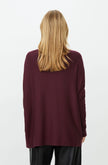 Masai AW26 Women's Fanasi 1001128 Long Fine Knit Sweater in Fig at Kings Road Fashions, Leighton Buzzard, UK