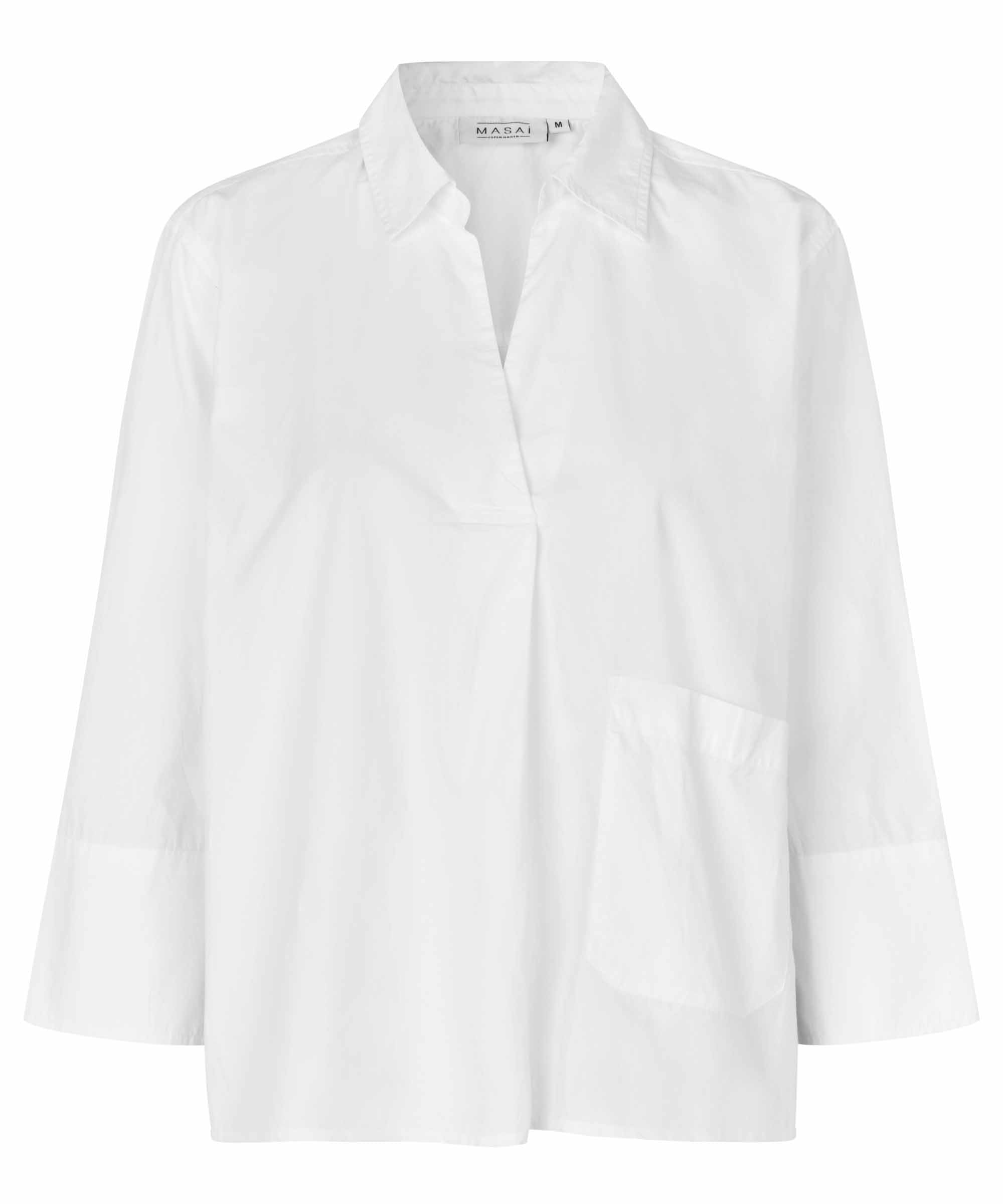 Masai-Drakina-Women-s-Shirt-White-SS25-1010583-kings-road-fashions