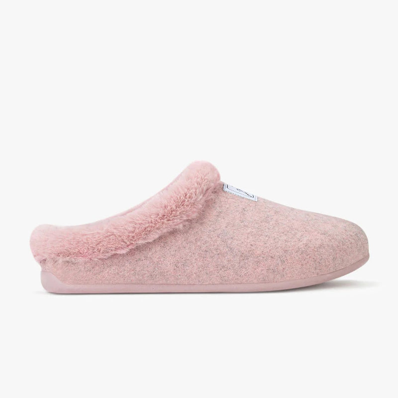 Mercredy Slippers - Faux Fur in Pink