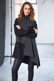 naya-womens-stripped-blouse-with-angled-hem-and-contrast-sleeve-plus-panels-naw25191-in-black-grey