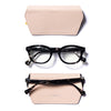 NAOA Apple Leather Slim Glasses Case - Nude Pink