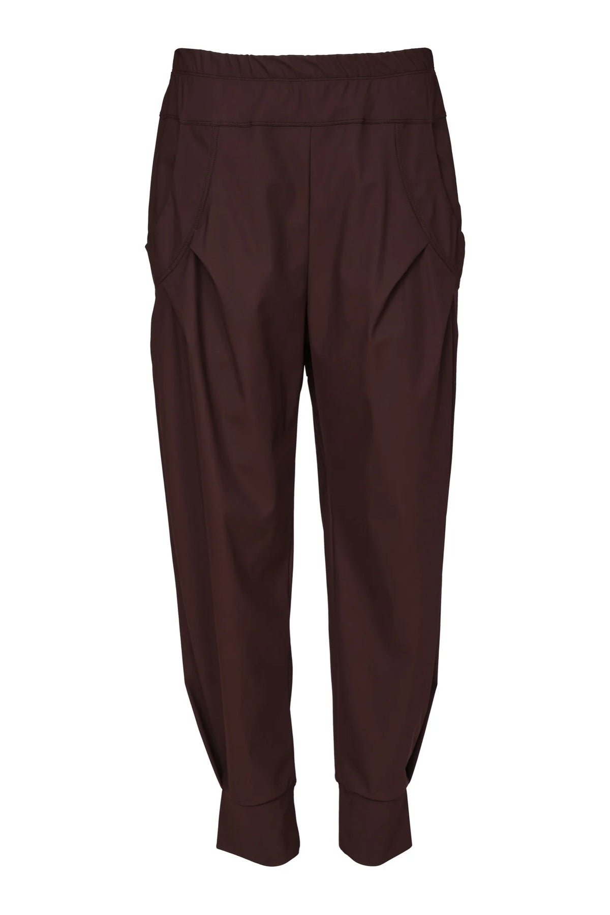 Naya-AW26-Womens-Cuff-Trouser-Choco-NAW26-101-GS-1-at-Kings-Road-Fashions-Leighton-Buzzard-UK