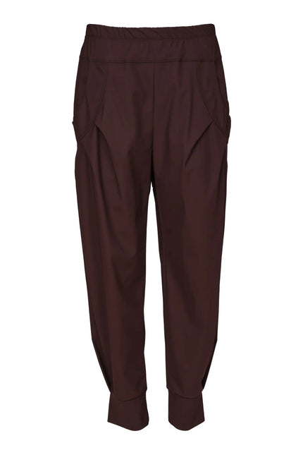 Naya-AW26-Womens-Cuff-Trouser-Choco-NAW26-101-GS-1-at-Kings-Road-Fashions-Leighton-Buzzard-UK