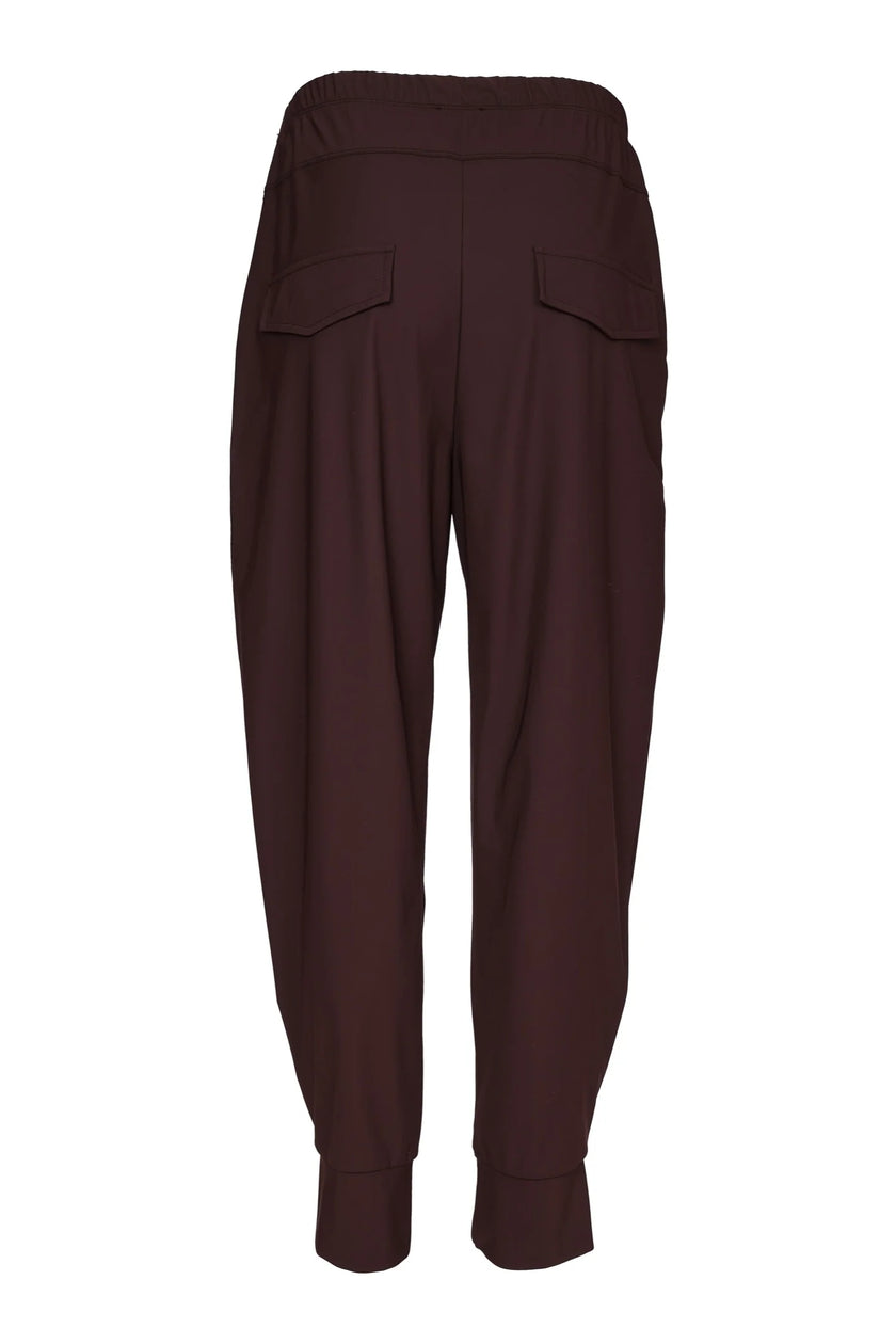 Naya-AW26-Womens-Cuff-Trouser-Choco-NAW26-101-GS-1-at-Kings-Road-Fashions-Leighton-Buzzard-UK