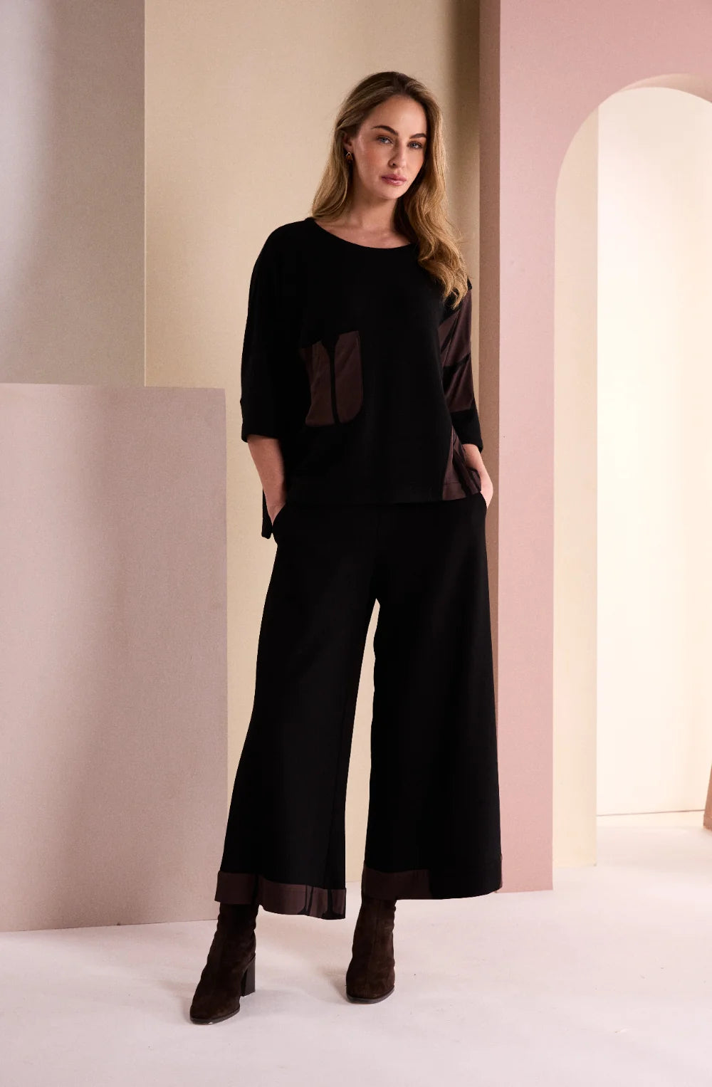 naya-aw26-womens-clothing-NAW26217-placement-pocket-top-1-at-Kings-Road-Fashions-Leighton-Buzzard-UK
