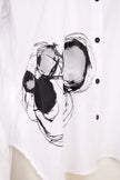 Naya - Black + White Placement Print Shirt NAS26144